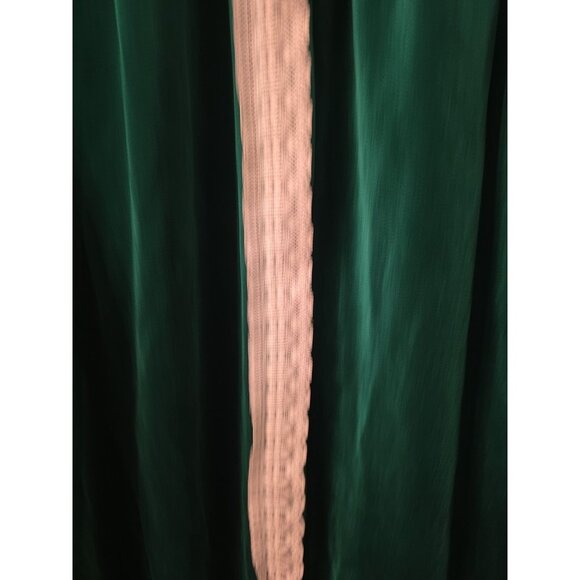 Gilligan O'Malley Womens Nightgown Vintage Velvet Velour Snap Long Green Small - Picture 6 of 11